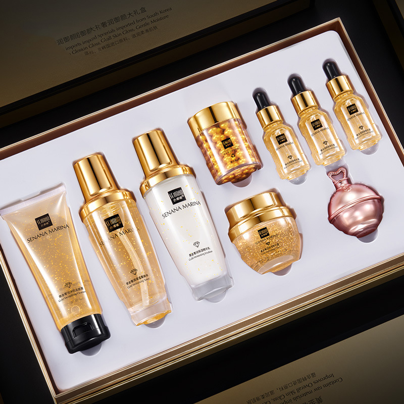 Luxury Gold Skincare - ผู้หญิง 24K Gold Skin Care ชุด