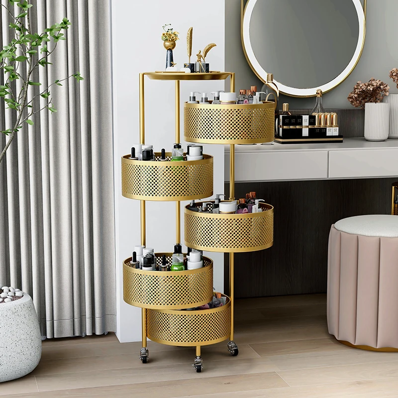 Luxury Skincare Organizer - ที่จัดระเบียบผลิตภัณฑ์ดูแลผิวแบบหลายชั้นสุดหรูสำหรับโต๊ะเครื่องแป้ง น้ำหนักเบา ดีไซน์สวยงาม สำหรับจัดเก็บอุปกรณ์ความงาม
