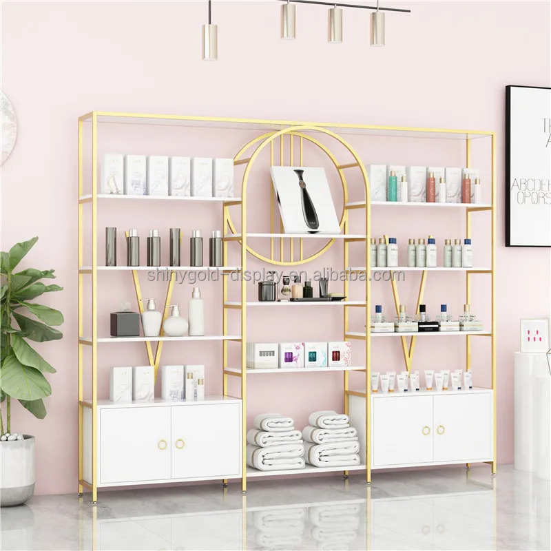ชั้นวางแสดงผลิตภัณฑ์เครื่องสำอ - Luxury Gold Skincare บทวิจารณ์และราคา