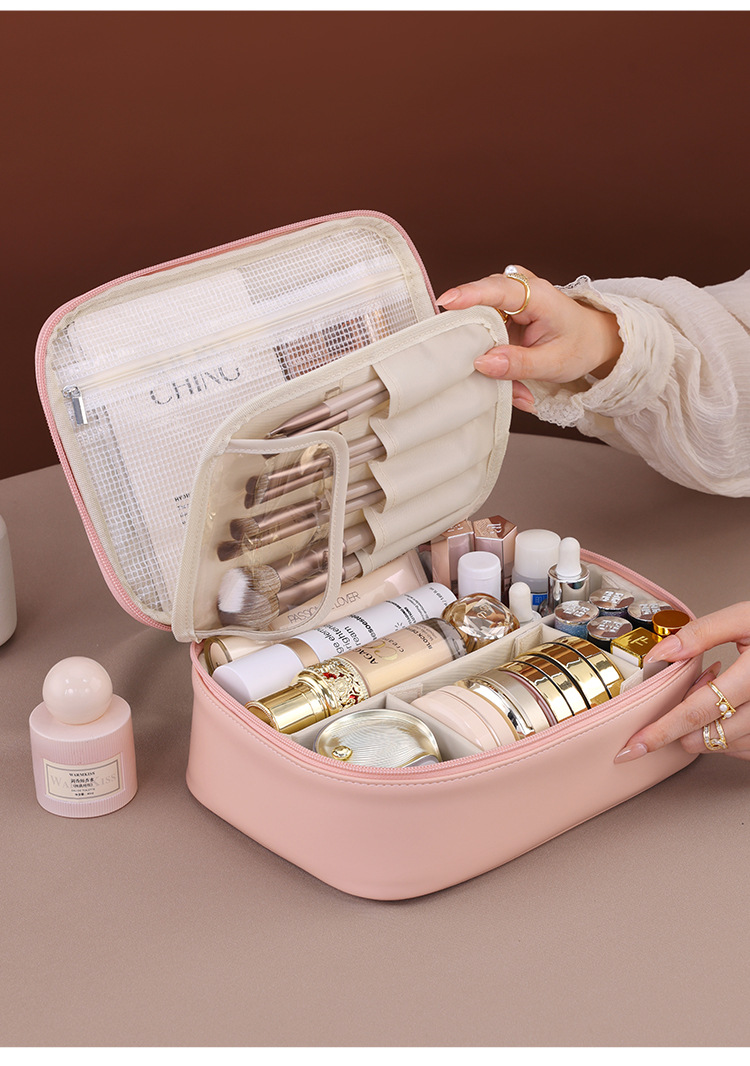 ใหม่กระเป๋าเครื่องสำอางสตรีกระ - Luxury Skincare Organizer บทวิจารณ์และราคา