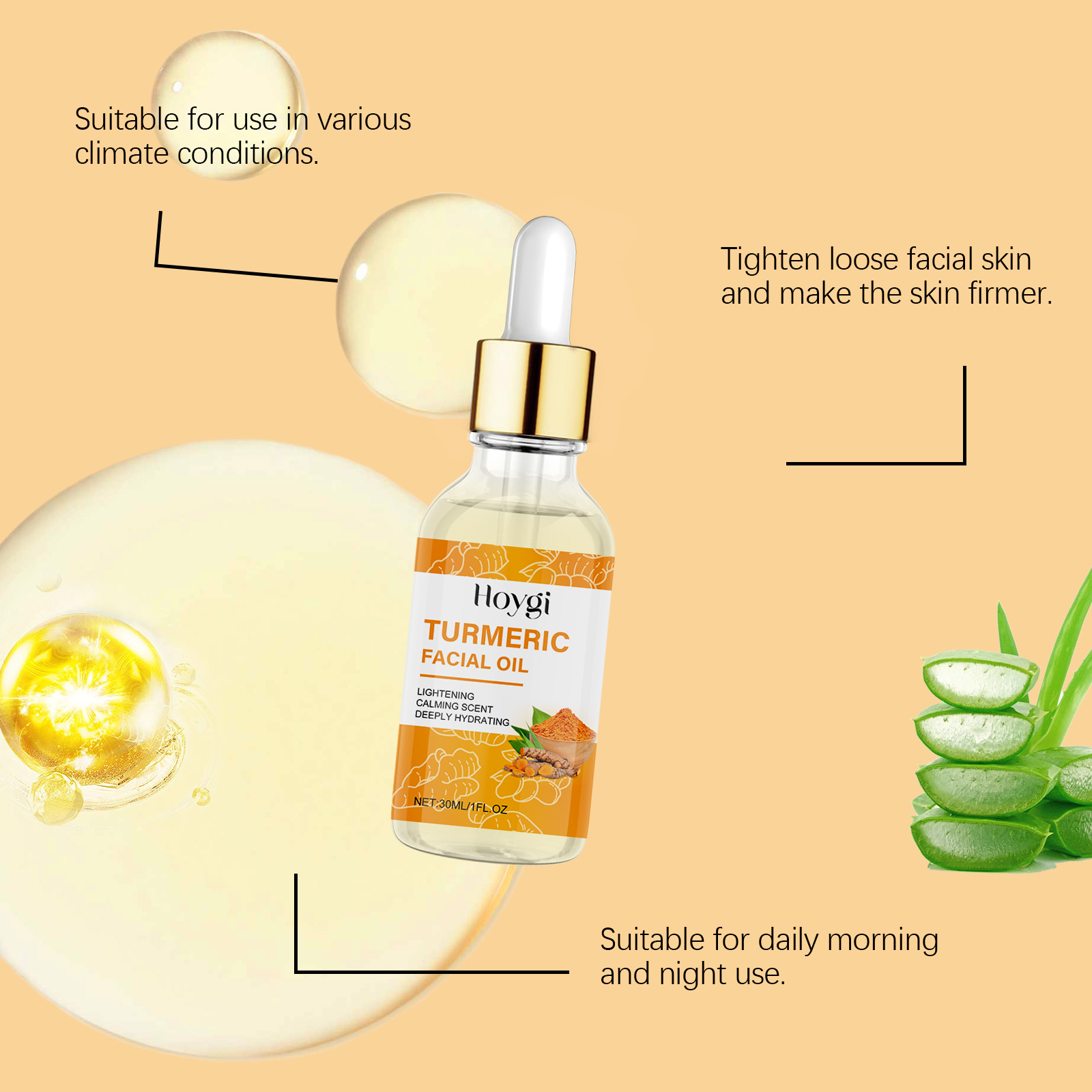 เซรั่มหน้าขาวใส HOYGI ขมิ้น ช่ - Skincare Luxury Whitening บทวิจารณ์และราคา