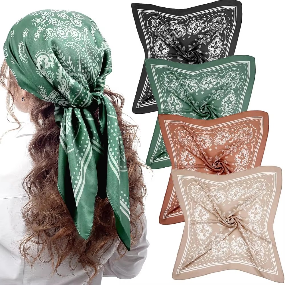 ผ้าพันคอไหมพิมพ์ลายเพสลีย์สี่เ - Luxury Skincare Headband บทวิจารณ์และราคา