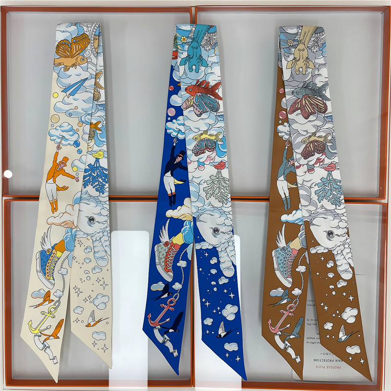 Pobing ผ้าพันคอผ้าไหมทอลายทแยง - Luxury Skincare Headband บทวิจารณ์และราคา
