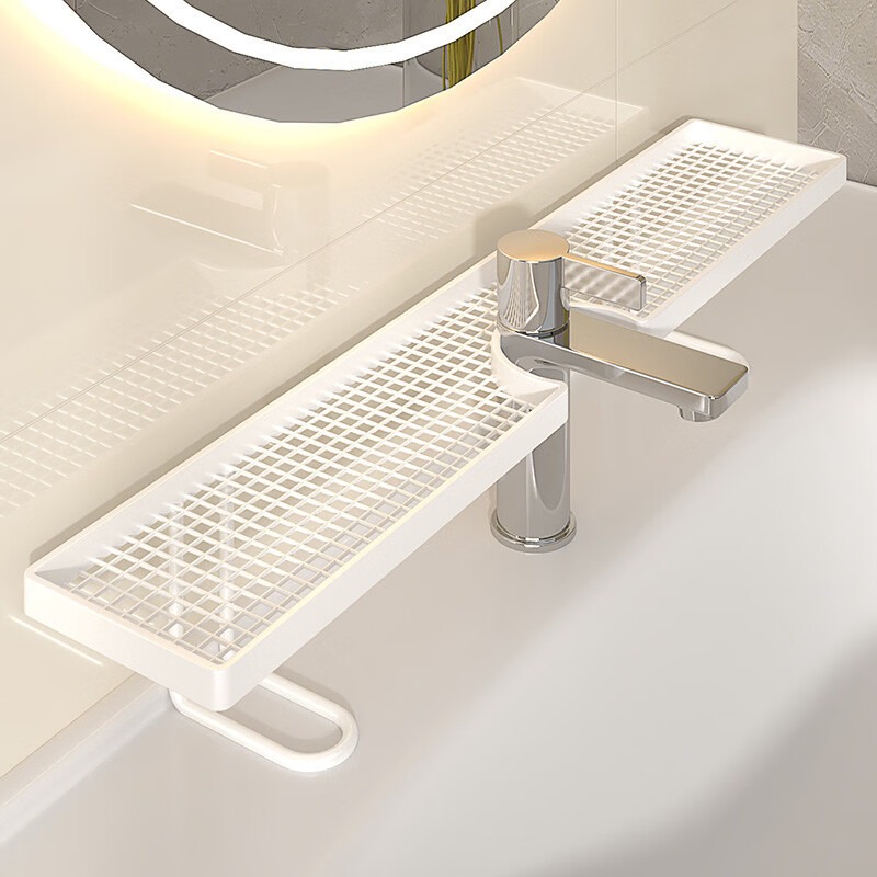 ชั้นวางของอ่างล้างหน้าแบบเรียบ - Luxury Skincare Organizer บทวิจารณ์และราคา