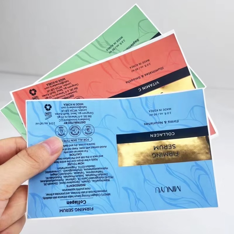 สติกเกอร์พิมพ์ลายตามสั่ง｜สติกเ - Luxury Gold Skincare บทวิจารณ์และราคา