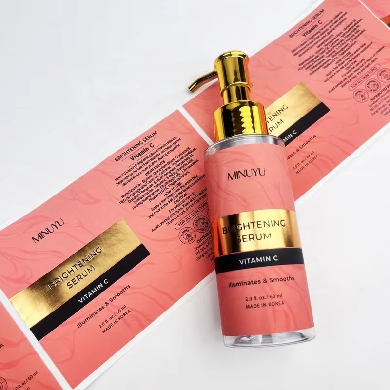 สติกเกอร์พิมพ์ลายตามสั่ง｜สติกเ - Luxury Gold Skincare บทวิจารณ์และราคา